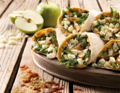 Chicken & Green Apple Wraps with Spicy Mayo_73