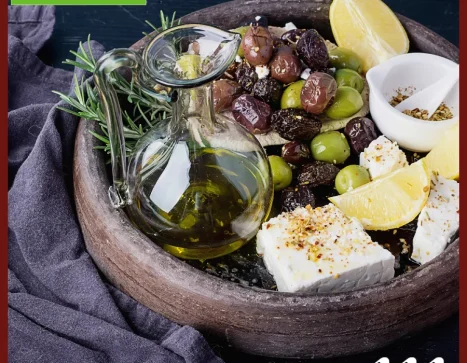 Krinos Olives, Oil and Feta Plated